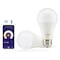 Homevenus Smart Light Bulb, 9W A19 RGB Color-Changing LED Light Bulb with Music Sync, 2-Pack SYTA2C9-01-2P - alternate 1